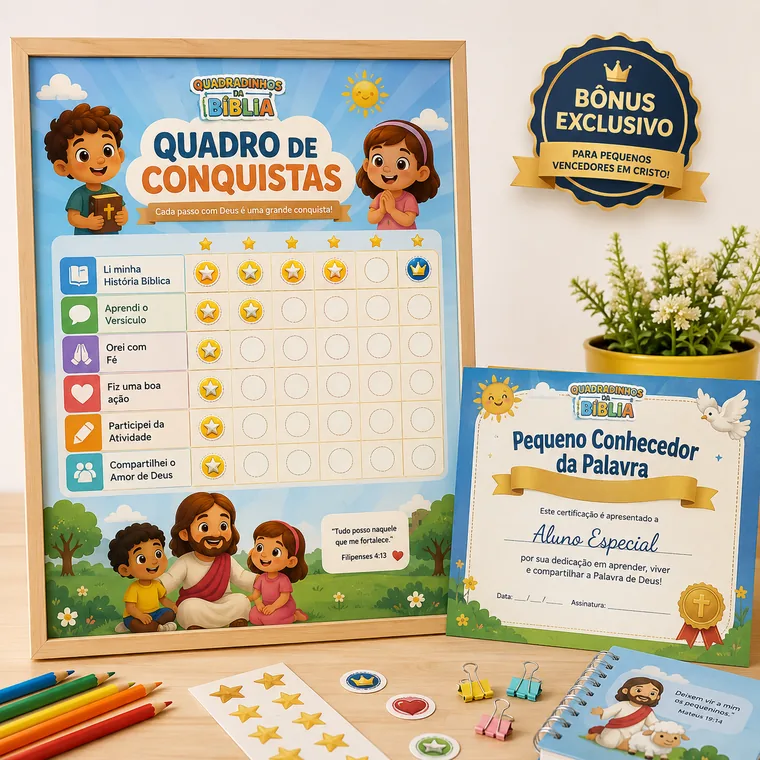 Capa do Quadro de Conquistas com Certificado
